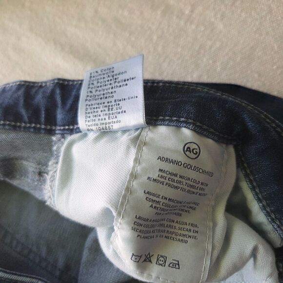 AG Adriano Goldschmied Jeans Womens 31R Blue The Prima Ankle Cigarette Ankle - Picture 7 of 16